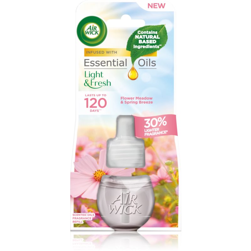 E-shop Air Wick Light & Fresh Flower Meadow & Spring Breeze náplň do aroma difuzérů 19 ml