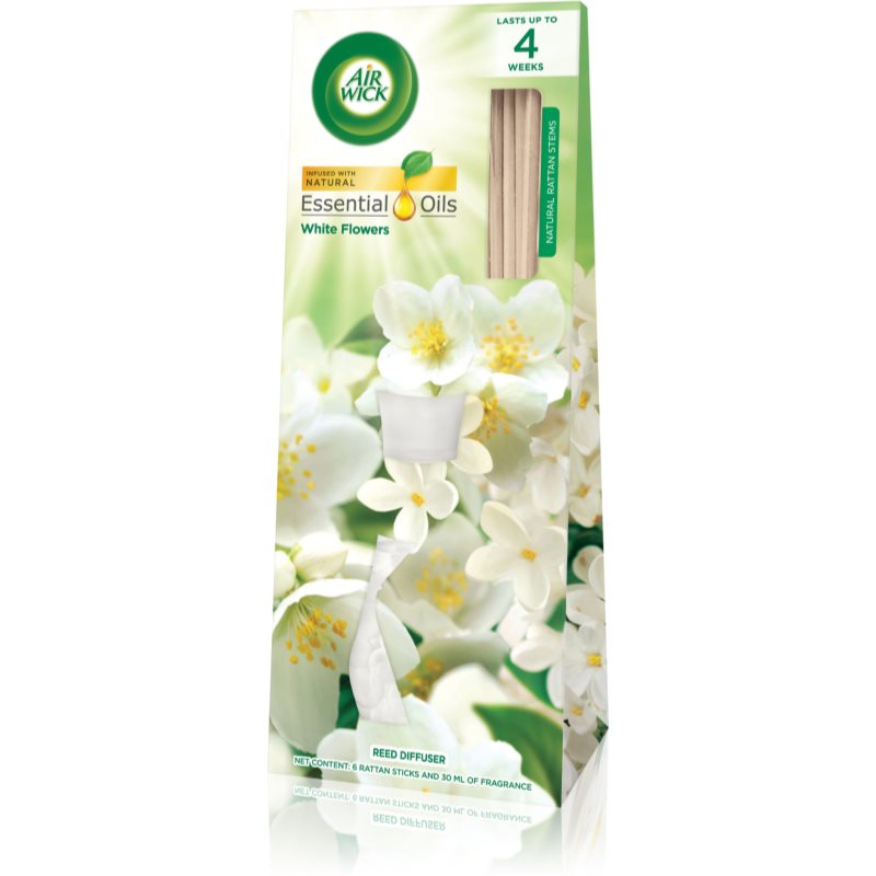 Air Wick Essential Oils White Flowers diffuseur d'huiles essentielles avec recharge 30 ml unisex