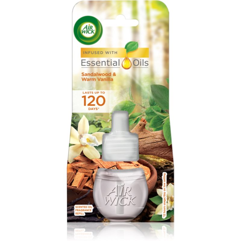 Air Wick Electric Sandalwood & Vanilla recharge de diffuseur électrique 19 ml unisex