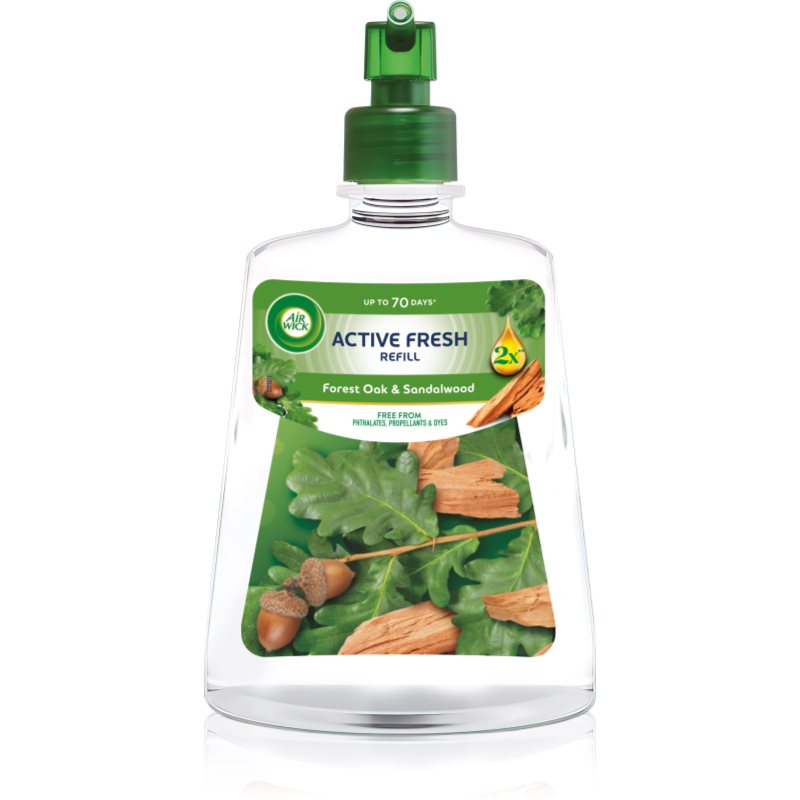 Air Wick Active Fresh Fresh Sandalwood osvěžovač vzduchu náhradní náplň 228 ml