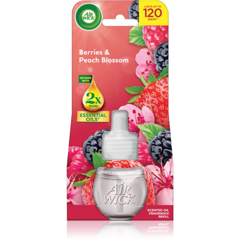 Air Wick Berries & Peach Blossom Füllung für elektrischen Diffusor 19 ml