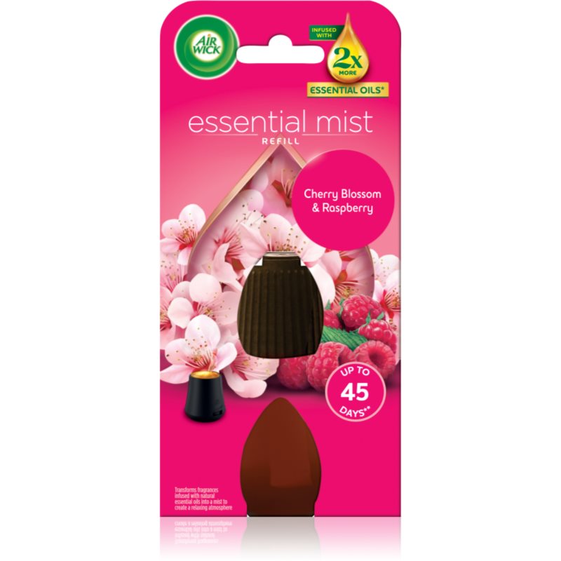 Air Wick Essential Mist Cherry Blossom & Raspberry Ersatzfüllung Aroma Diffuser 20 ml