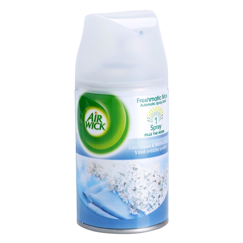 Air Wick Essential Oils Cool Linen & White Lilac osvežilec zraka nadomestno polnilo 250 ml