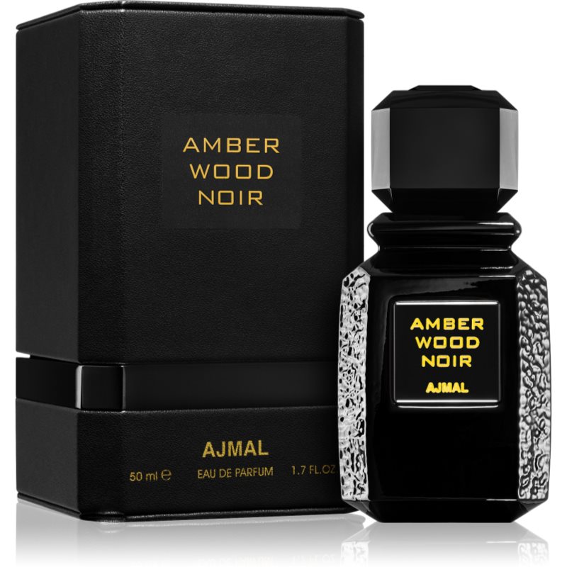 Ajmal Amber Wood Noir Eau De Parfum Mixte 50 Ml