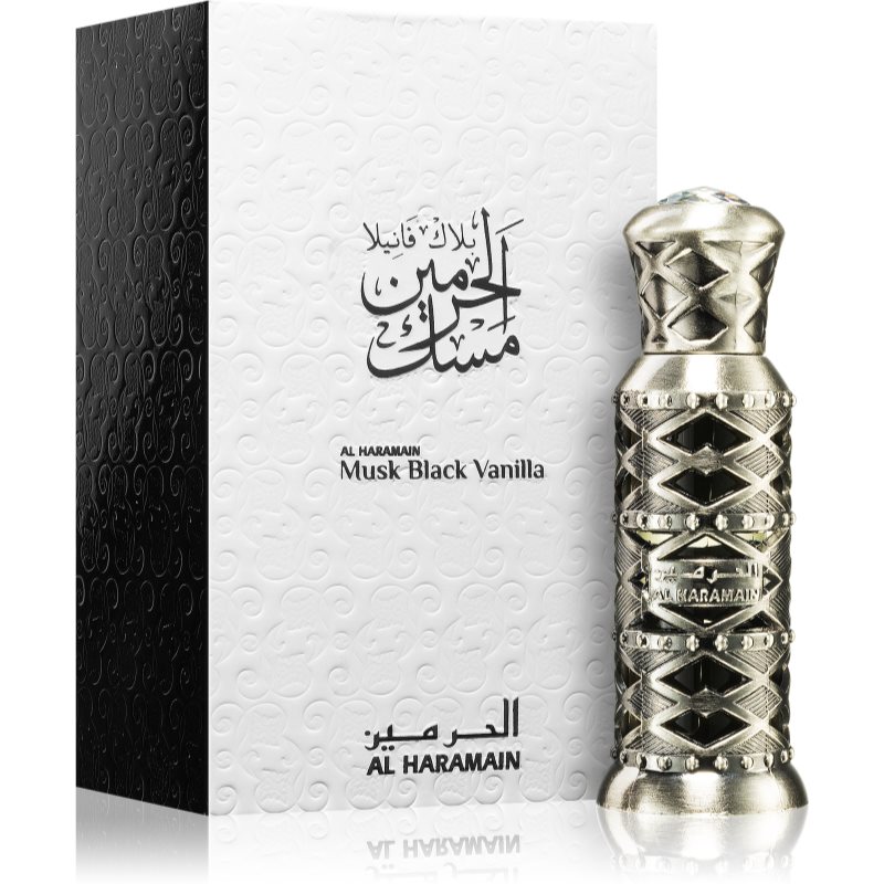 Al Haramain Musk Black Vanilla Perfumed Oil For Women 12 Ml