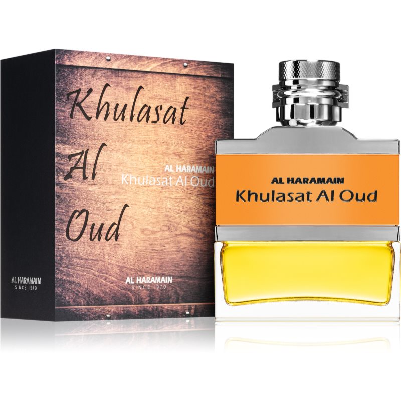 Al Haramain Khulasat Al Oudh Eau De Parfum For Men 100 Ml