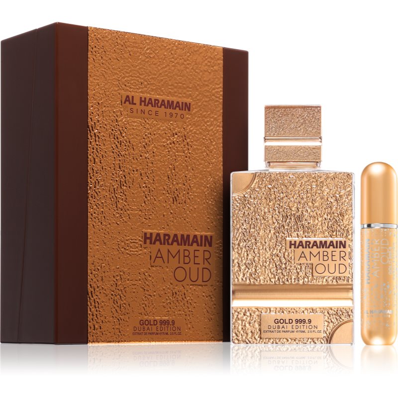 Al Haramain Amber Oud Gold 999.9 parfémový extrakt unisex 75 ml
