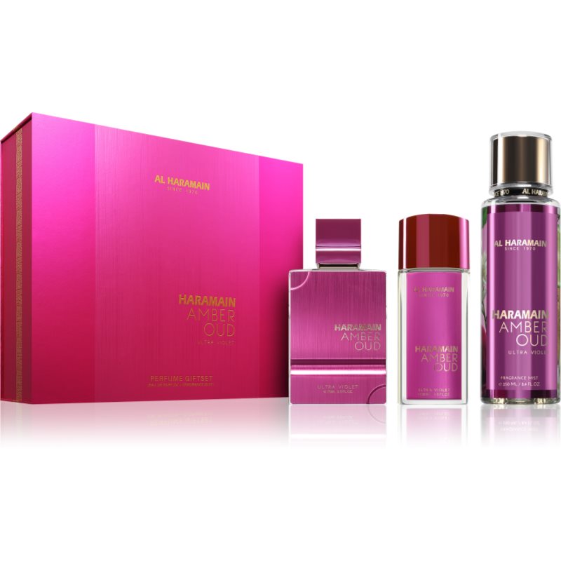 Al Haramain Amber Oud Ultra Violet Geschenkset für Damen 1 St.