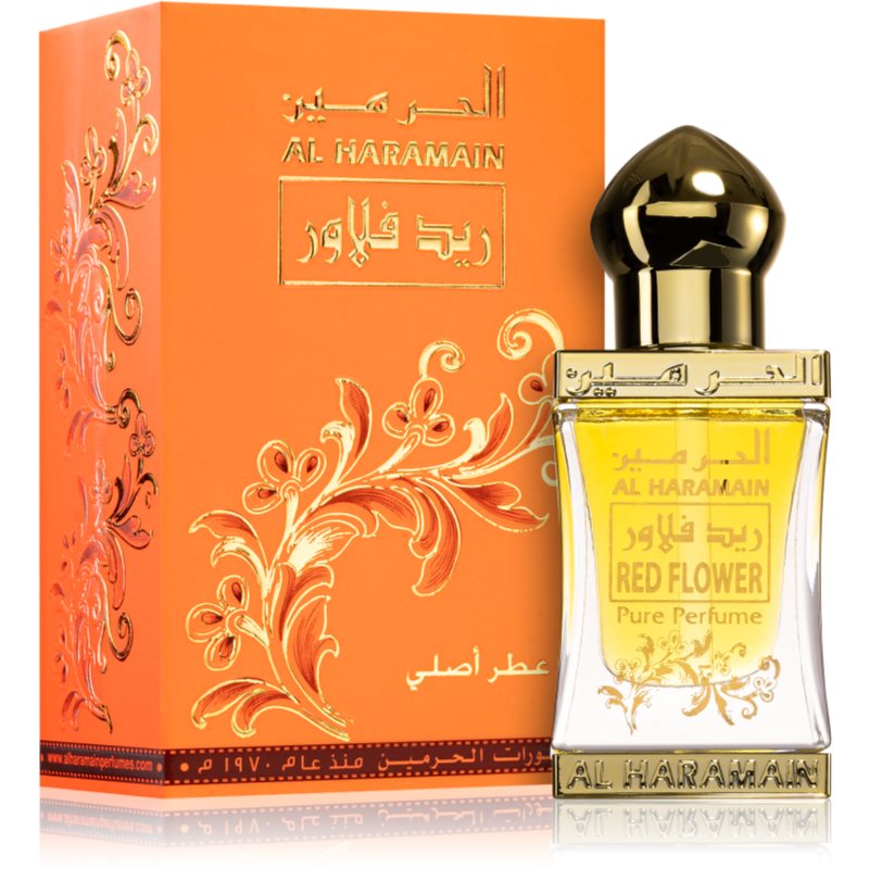 Al Haramain Red Flower Perfumed Oil Unisex 12 Ml