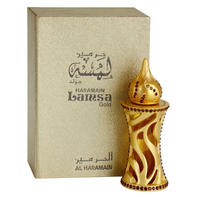 Al Haramain Lamsa Gold Perfumed Oil Unisex 12 Ml