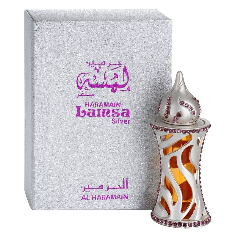 Al Haramain Lamsa Silver Perfumed Oil Unisex 12 Ml