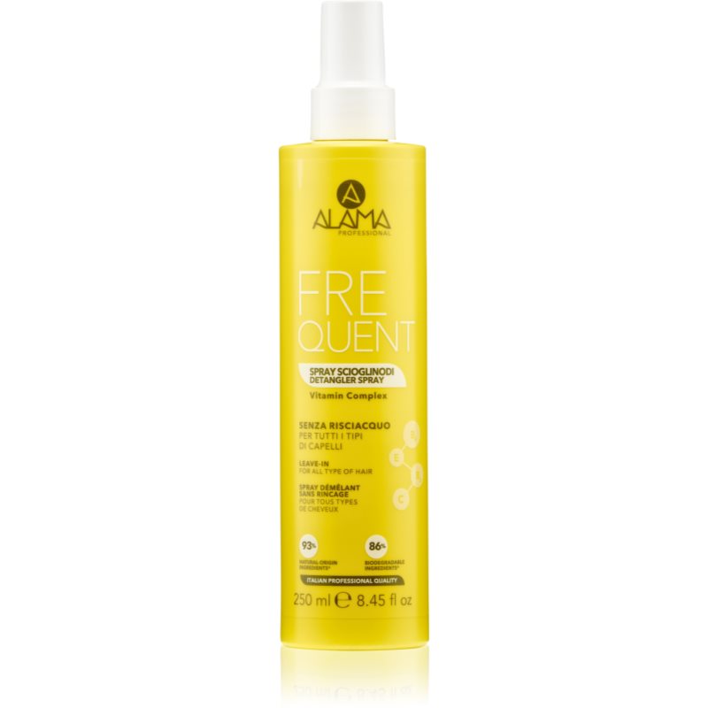 Alama Professional Frequent Detangler Spray bezoplachový sprej pre jednoduché rozčesávanie vlasov 250 ml