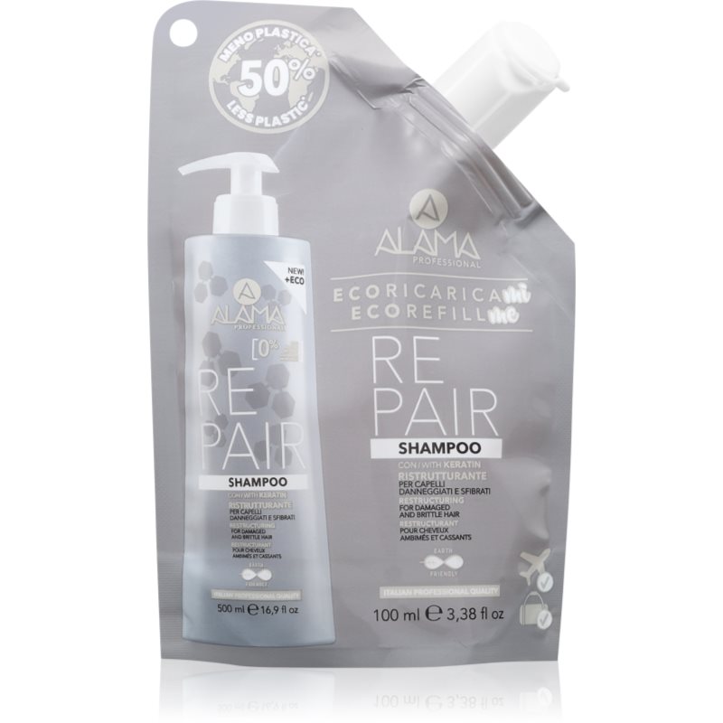 Alama Professional Repair Shampoo obnovitveni šampon Eco Refill 100 ml