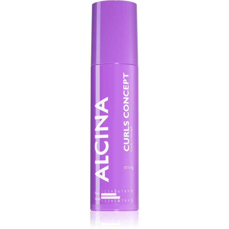 Alcina Strong gel per styling per fissare i capelli mossi naturali 100 ml