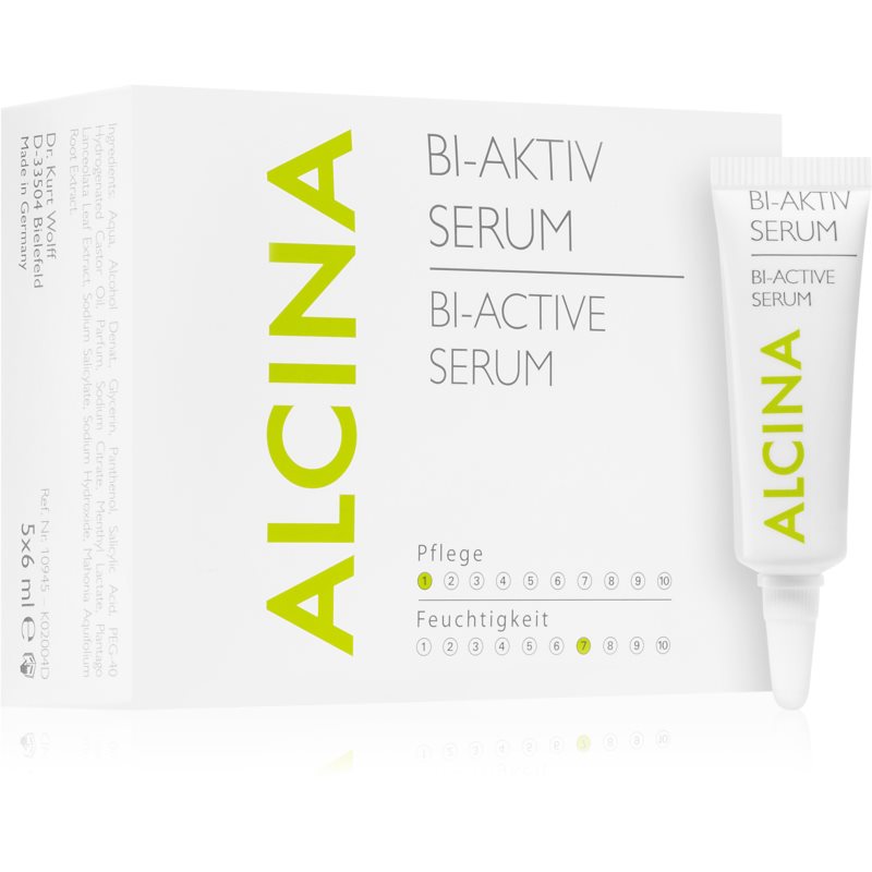 Alcina Bi- Active Serum aktyvusis serumas galvos odos regeneracijai 5x6 ml