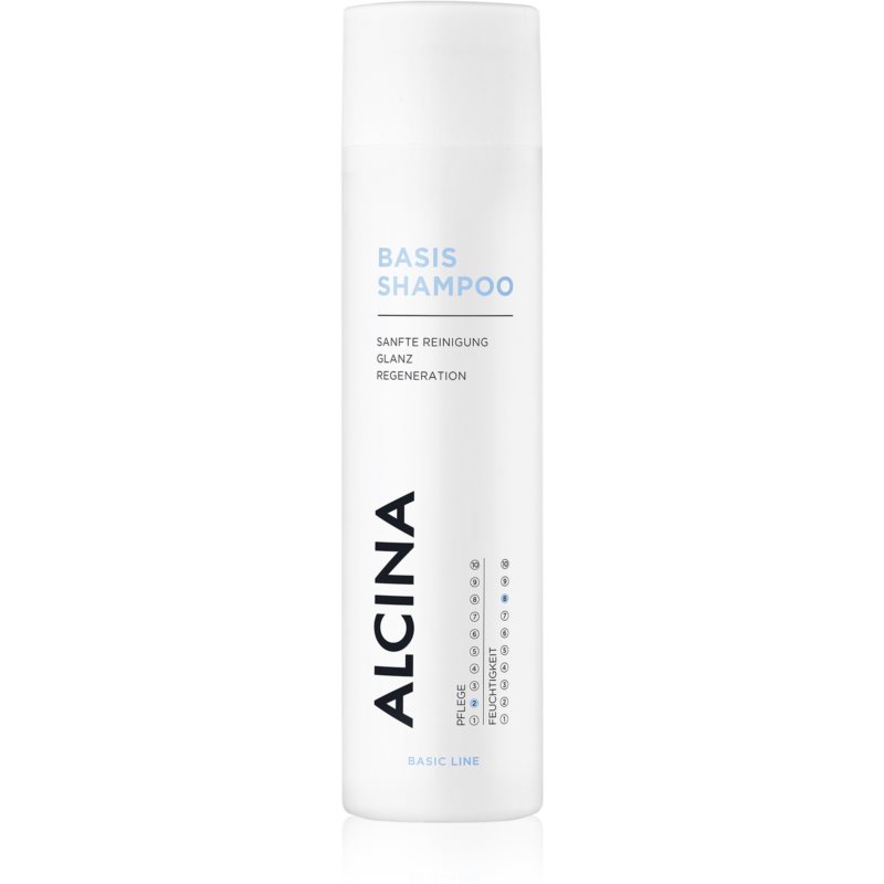 Alcina Basic Line grožį paryškinantis ir regeneruojamasis šampūnas visų tipų plaukams 250 ml