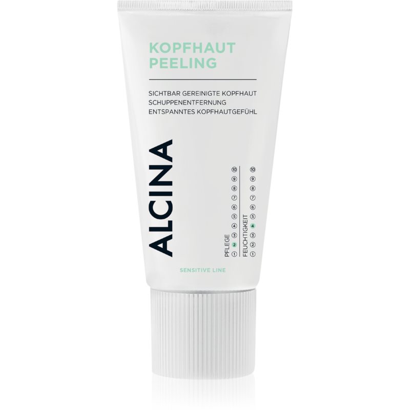 Alcina Sensitive Line čistiaci peeling pre citlivú pokožku hlavy 150 ml