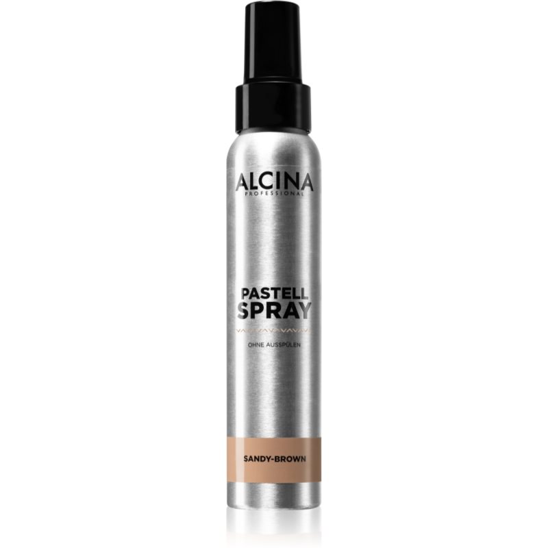 Alcina Pastell Spray тонуючий спрей для волосся з миттєвим ефектом відтінок Sandy-Brown 100 мл