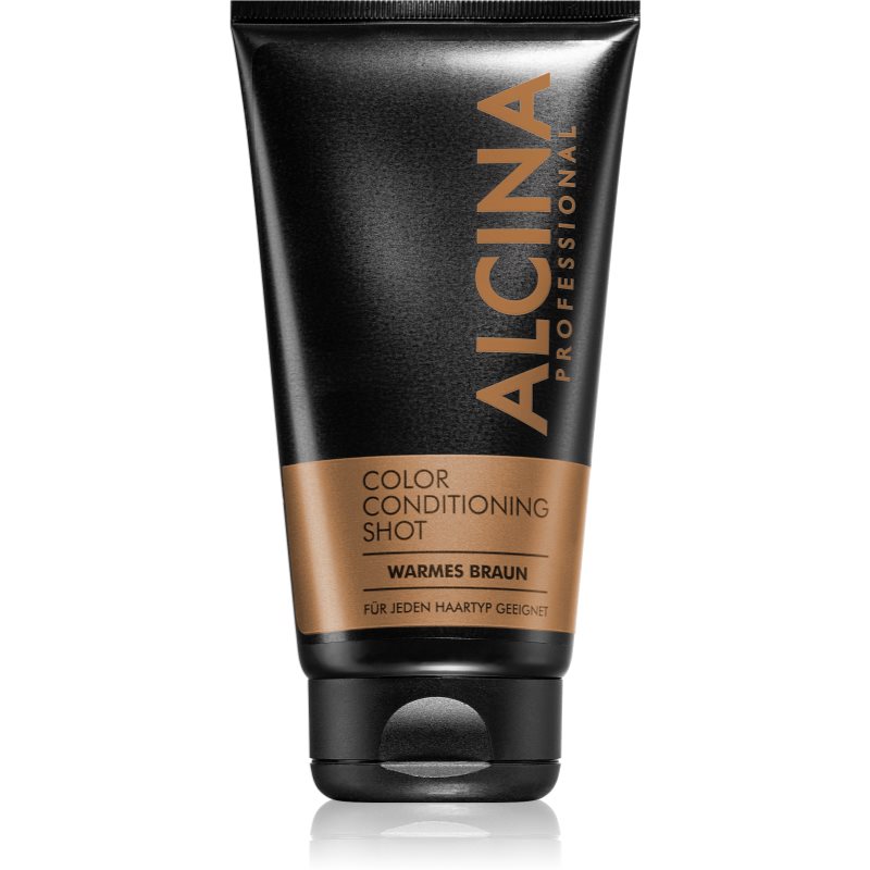 Alcina Color Conditioning Shot Silver Tonad balsam för hårfärgsförbättring Skugga Warm Brown 150 ml female