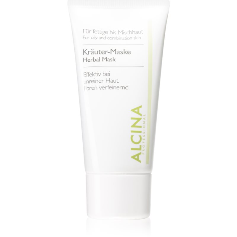 

Alcina For Oily Skin рослинна маска проти блиску шкіри та розширених пор