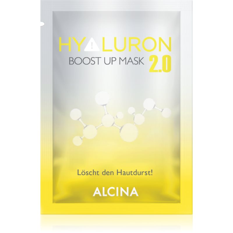 

Alcina Hyaluron 2.0 текстильна маска для миттєвого розгладження та певності шкіри
