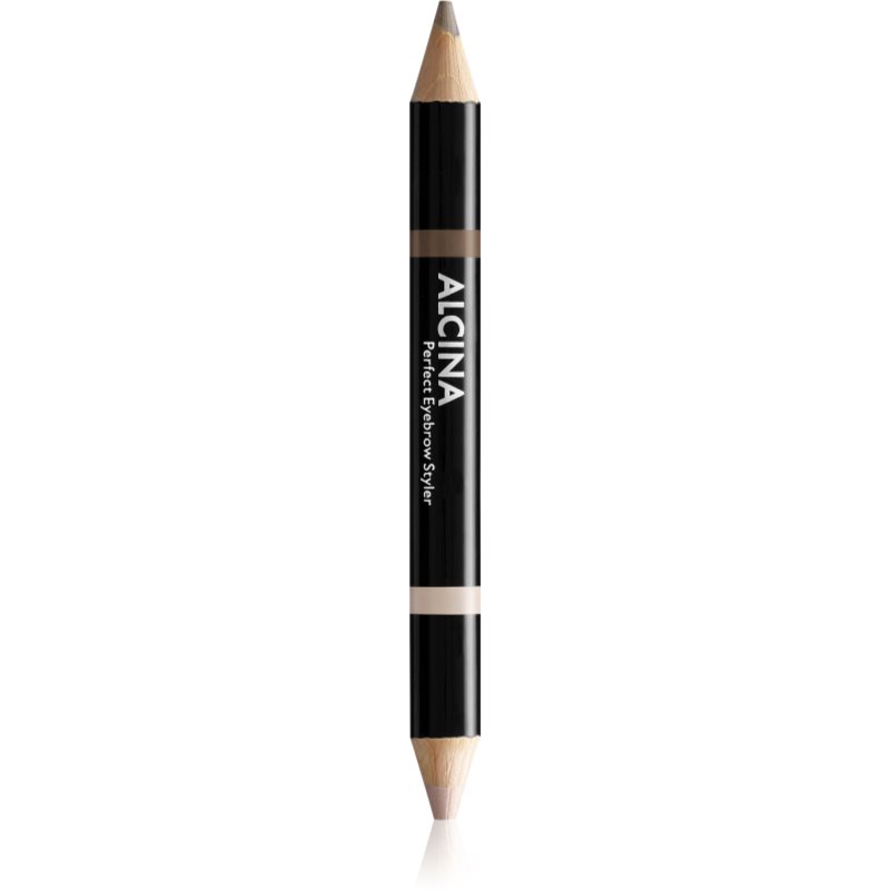 Alcina Decorative Perfect Eyebrow Styler Dual-Ended Eyebrow Pencil Shade 010 Light 3 g
