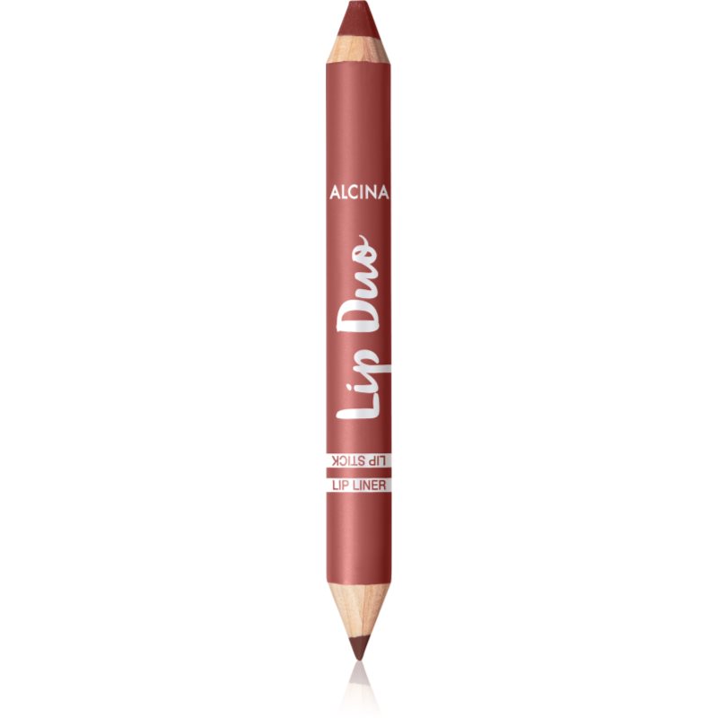 

Alcina Lip Duo двосторонній олівець для губ відтінок Cinnamon Brown