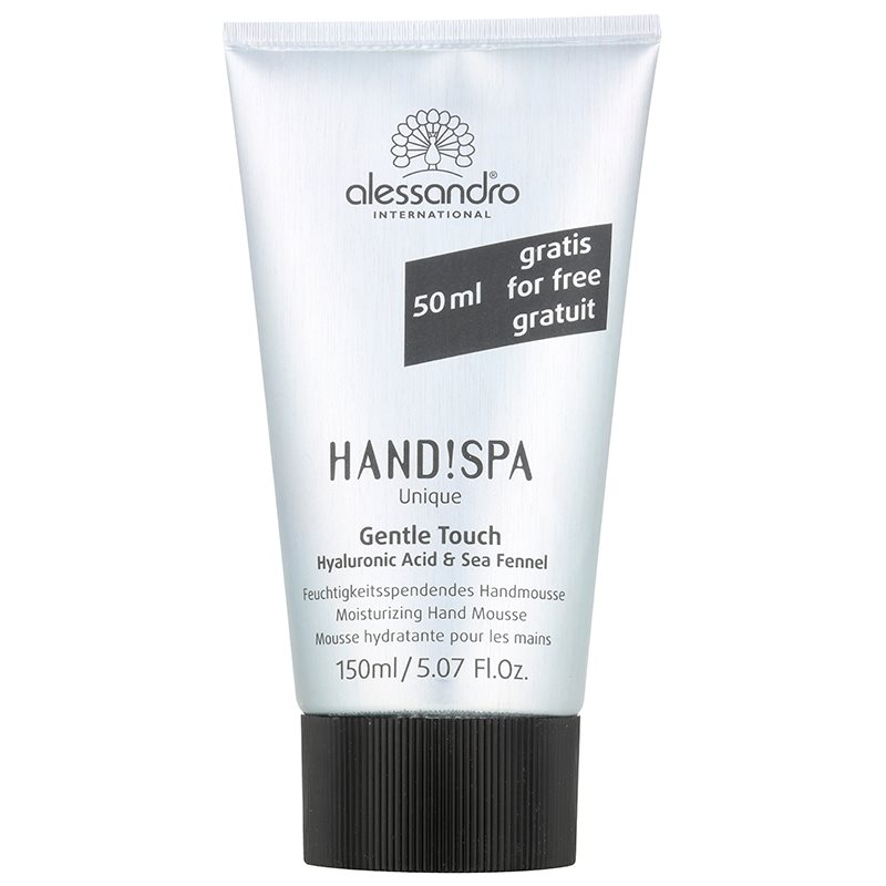 

Alessandro Hand! Spa Unique Gentle Touch зволожуюча пінка для рук