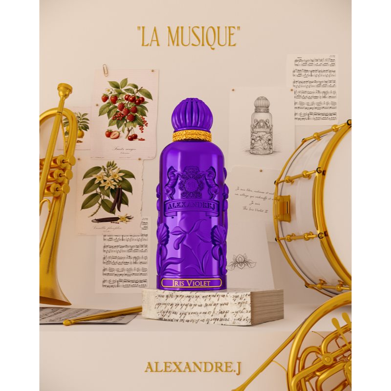 Alexandre.J The Elixir Collector Iris Violet II parfumovaná voda unisex 100 ml (obrázok 4)