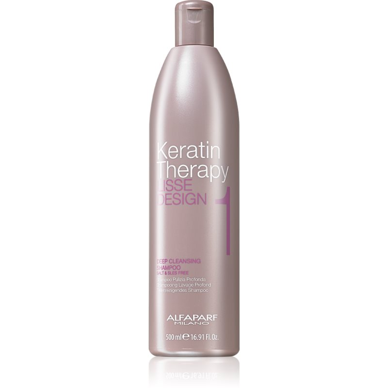 

Alfaparf Milano Lisse Design Keratin Therapy шампунь для глибокого очищення для всіх типів волосся