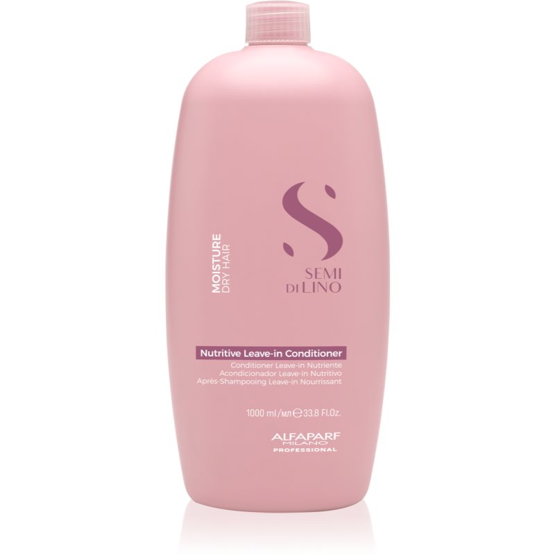 Alfaparf Milano Semi di Lino Moisture Conditioner ohne Ausspülen für trockenes Haar 1000 ml