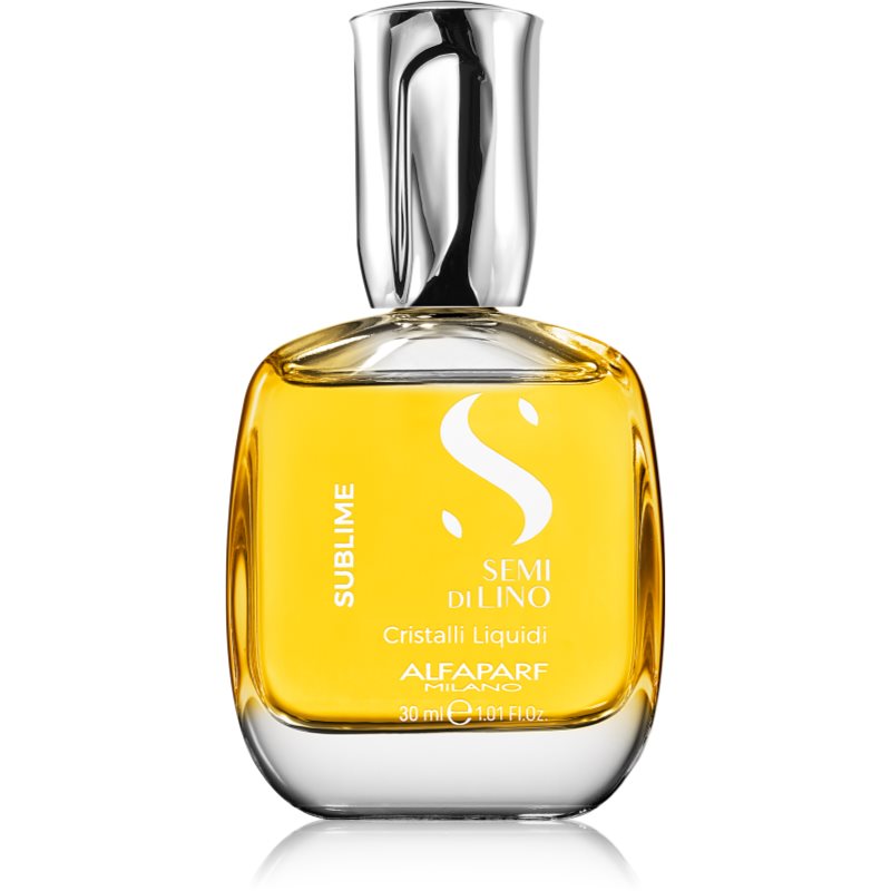 Alfaparf Milano Semi di Lino Sublime Cristalli olaj a fénylő és selymes hajért 30 ml