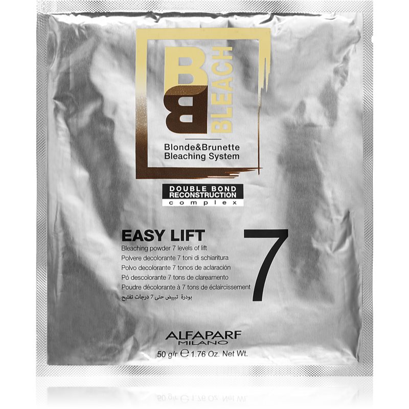 Alfaparf Milano B&B Bleach Easy Lift 7 papildomo plaukų šviesinimo pudra 50 g