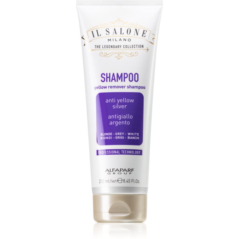 Alfaparf Milano Il Salone Anti-yellow šampūnas su violetinės spalvos pigmentais geltoniems atspalviams neutralizuoti 250 ml