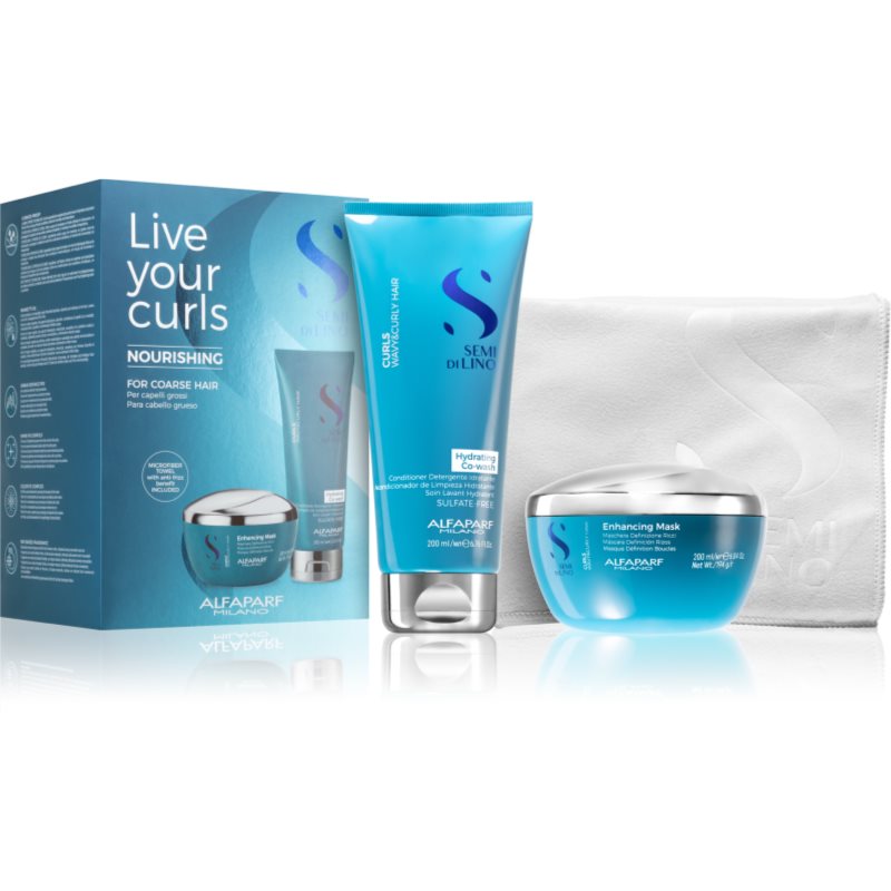 

Alfaparf Milano Semi Di Lino Curls подарунковий набір (для кучерявого волосся)