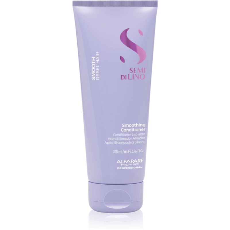 Alfaparf Milano Semi di Lino Smooth smoothing conditioner for unruly and frizzy hair 200 ml
