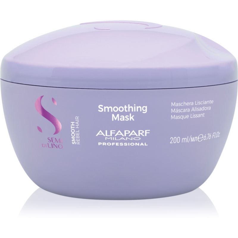 Alfaparf Milano Semi di Lino Smooth smoothing mask for unruly and frizzy hair 200 ml

