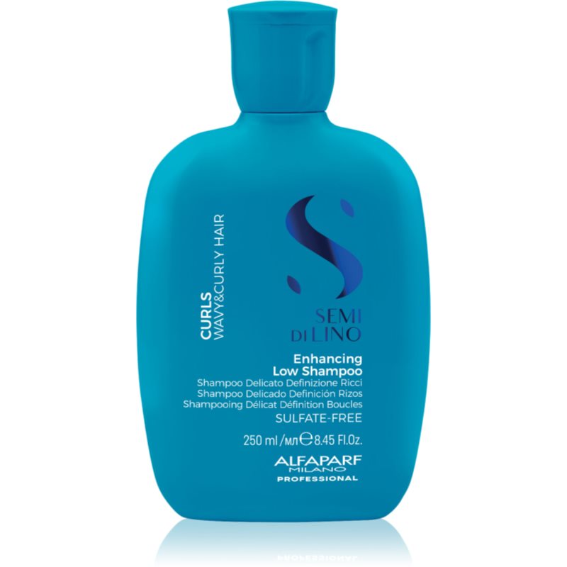 ALFAPARF MILANO Semi Di Lino Curls Enhancing Low Shampoo 250 ml šampón pre ženy na vlnité vlasy; na kučeravé vlasy