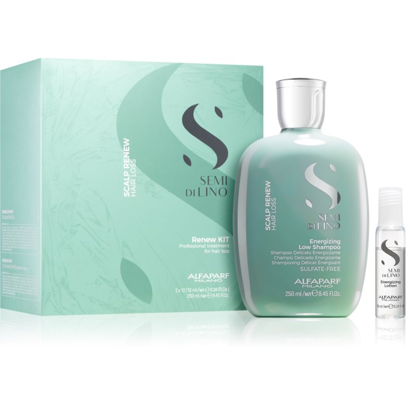 

Alfaparf Milano Semi Di Lino Scalp Renew подарунковий набір (проти випадіння волосся)