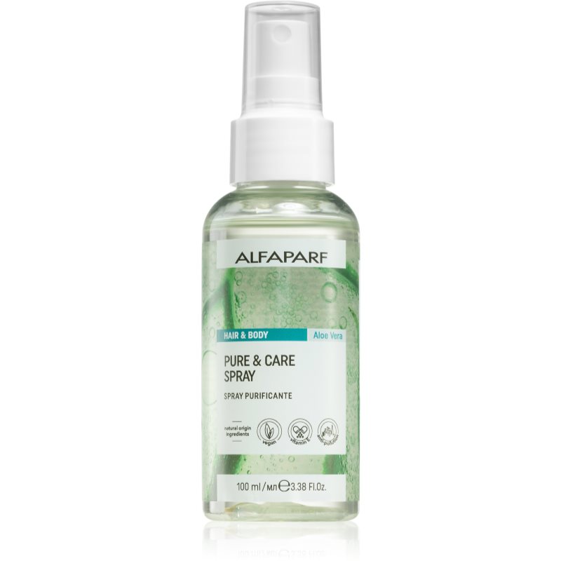 Alfaparf Milano Hair & Body Aloe Vera Refreshing Spray For Body And Hair 100 Ml