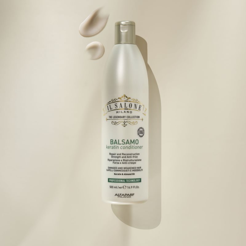 Alfaparf Milano Il Salone Milano Keratin odżywka regenerująca do włosów zniszczonych 500 ml