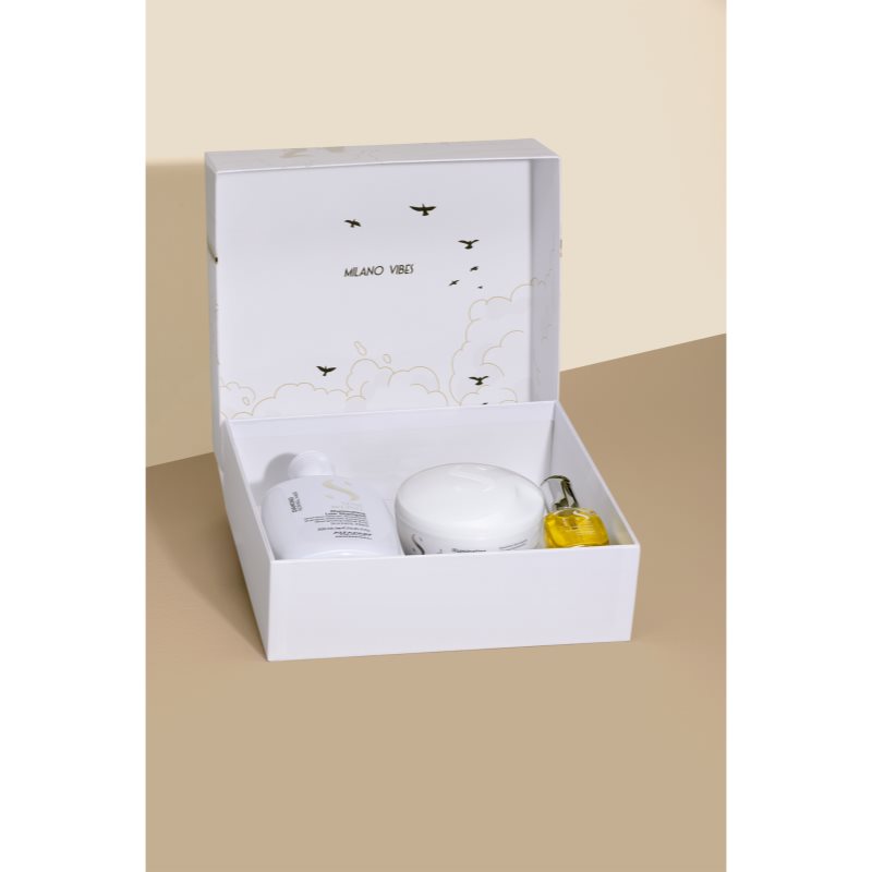 Alfaparf Milano Semi di Lino Diamond Holiday Kit dárková sada pro lesk a hebkost vlasů (obrázek 3)