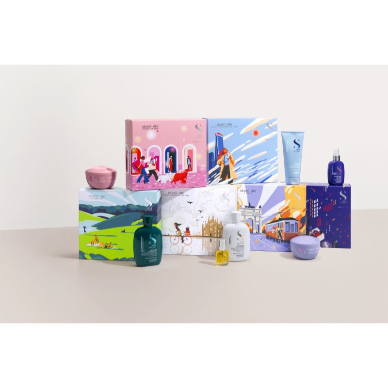 Alfaparf Milano Semi di Lino Diamond Holiday Kit dárková sada pro lesk a hebkost vlasů (obrázek 4)