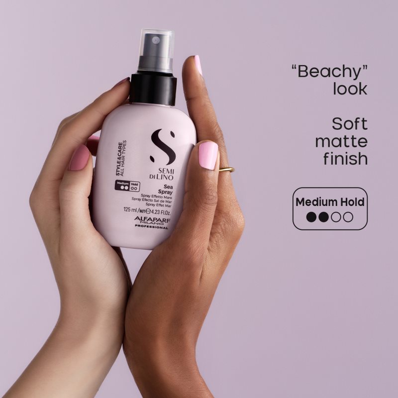 Alfaparf Milano Semi di Lino Style&Care Sea spray sprej pro texturu s obsahem soli 125 ml (obrázek 4)