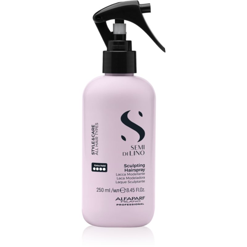 Alfaparf Milano Semi di Lino Style&Care Sculpting hairspay lak na vlasy se silnou fixací 3x250 ml