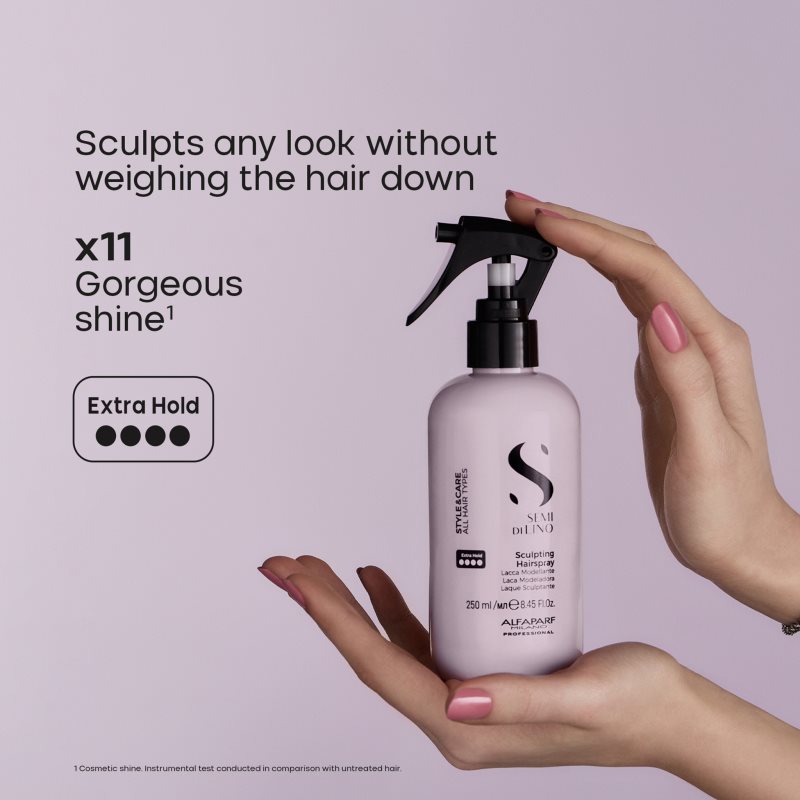 Alfaparf Milano Semi di Lino Style&Care Sculpting hairspay lak na vlasy se silnou fixací 250 ml (obrázek 4)