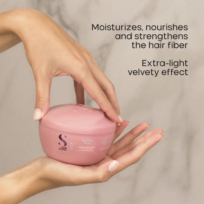 Alfaparf Milano Semi di Lino Moisture Duo Kit dárková sada pro suché vlasy (obrázek 4)
