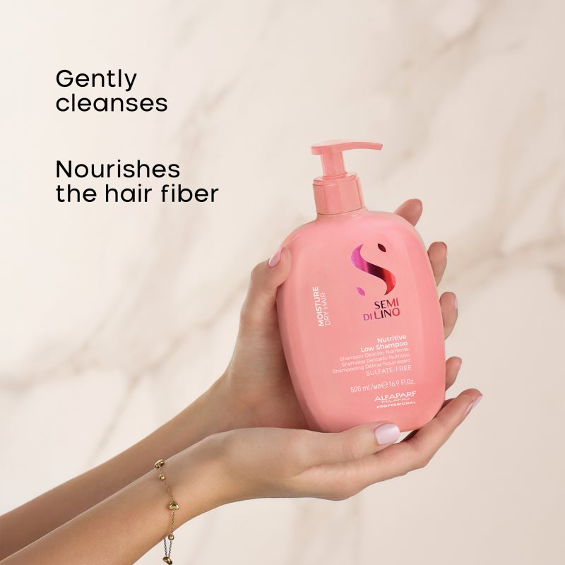 Alfaparf Milano Semi di Lino Moisture Shampoo für trockenes Haar 500 ml (Bild 4)