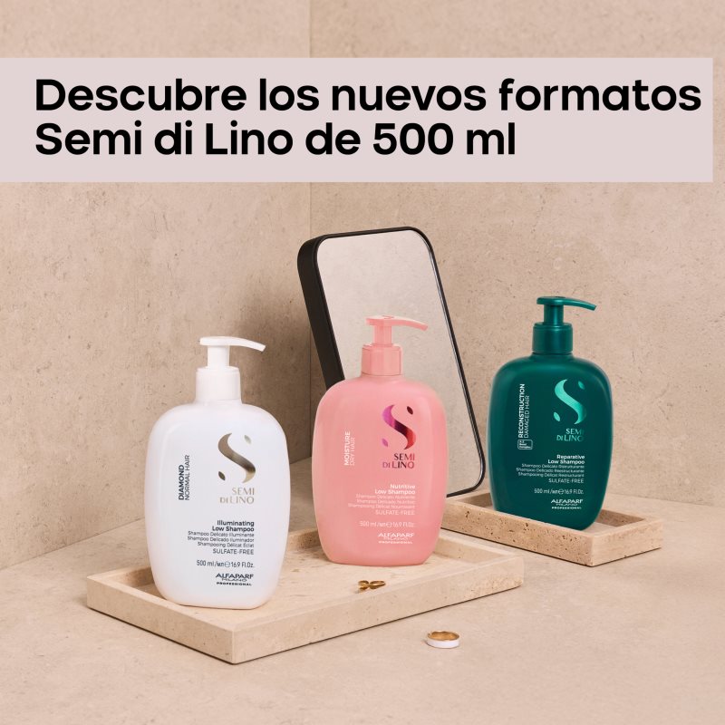 Alfaparf Milano Semi di Lino Moisture Shampoo für trockenes Haar 500 ml (Bild 6)
