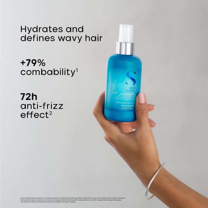 Alfaparf Milano Semi Di Lino Curls Enhancing Milk Definition-Creme 200 ml (Bild 3)